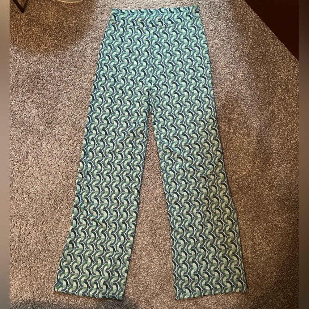 Zara Stretchy Art Deco Pants